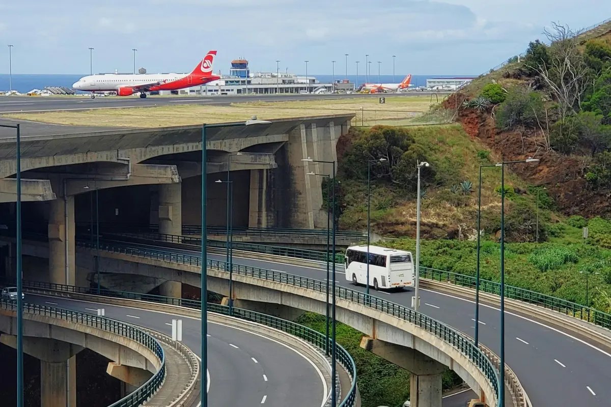 Landing at Madeira airport